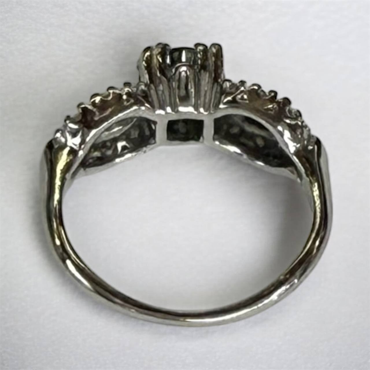 0.82ct Round Brilliant Fancy Dark Gray-Yellowish Green Diamond Art Deco Ring — GIA Certified, Platinum