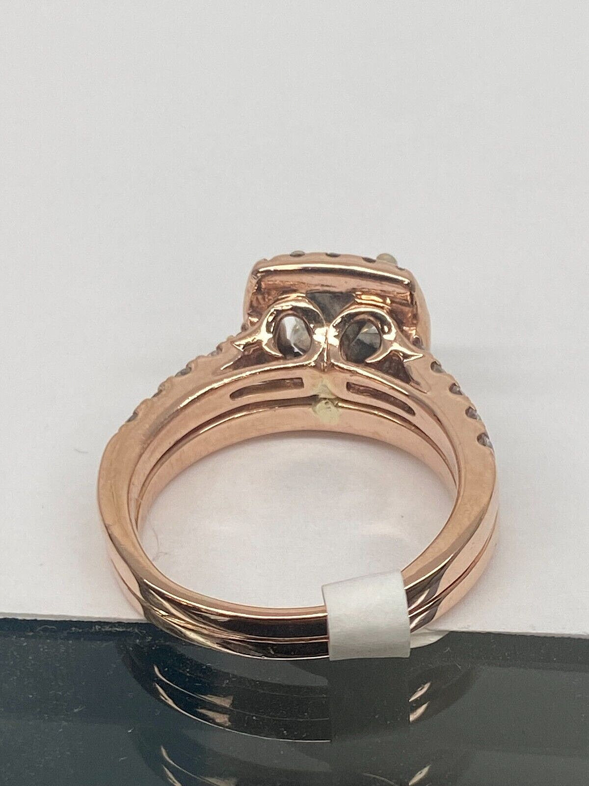 1.03ct Cushion Brilliant Diamond Halo Ring — GIA Certified, 14k Rose Gold