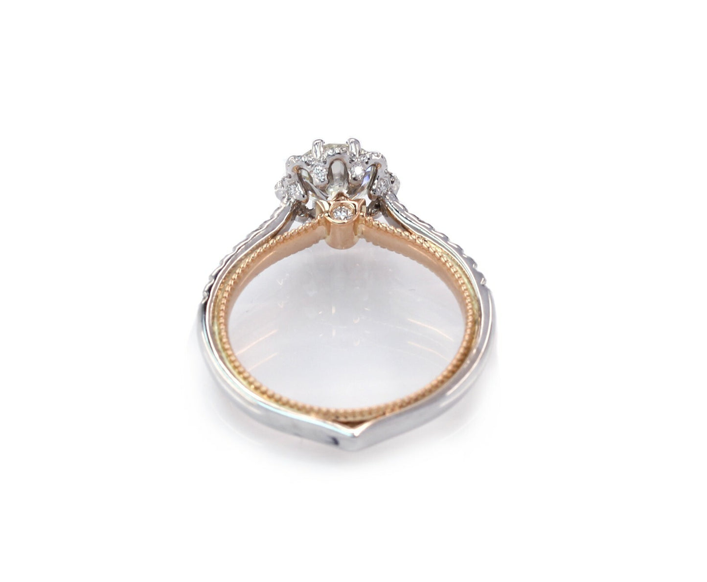 1.43ct Round Brilliant Diamond Engagement Ring — GIA Certified, 18K Rose & White Gold