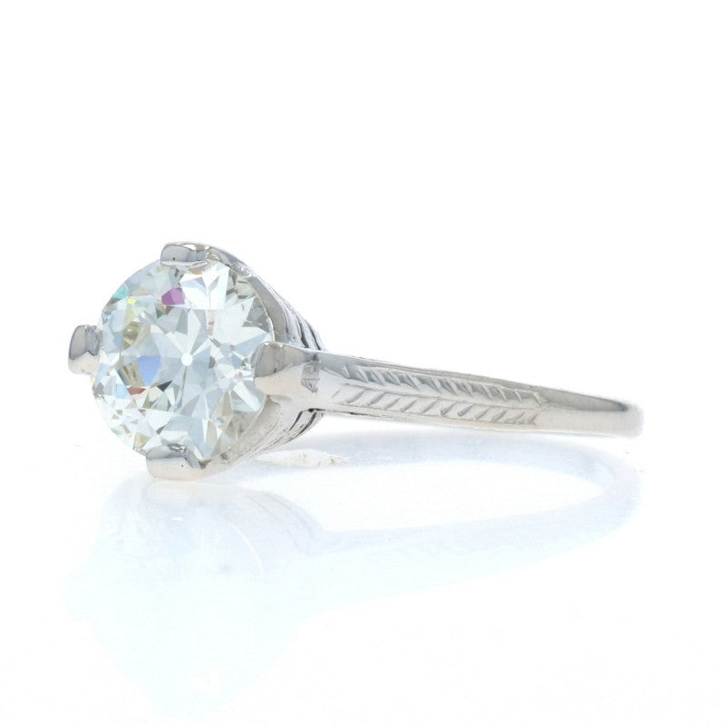 1.32ct Radiant Diamond Engagement Ring — GIA Certified, 14k White Gold
