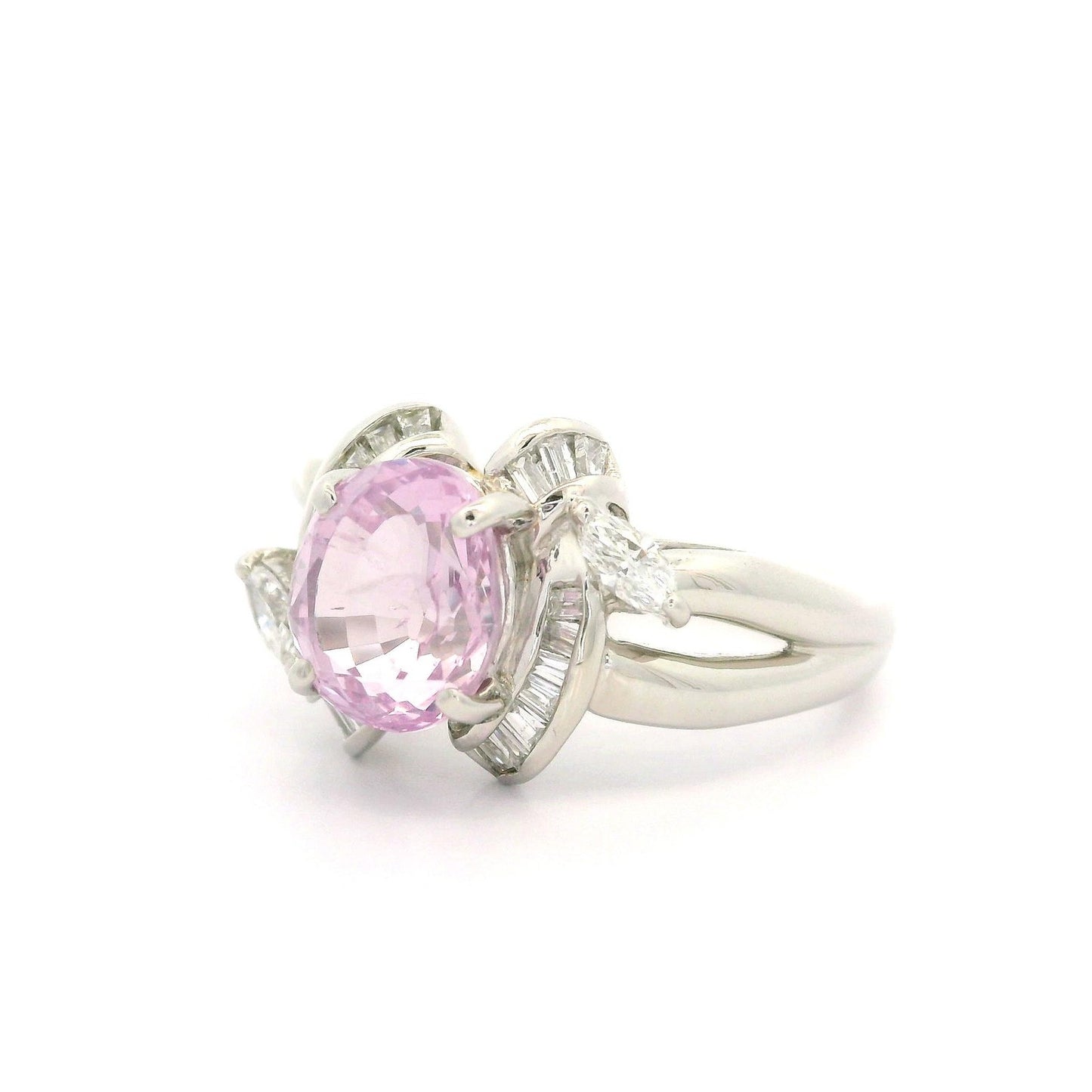 2.01ct Oval Ruby & Diamond Ring — GIA Certified, Platinum