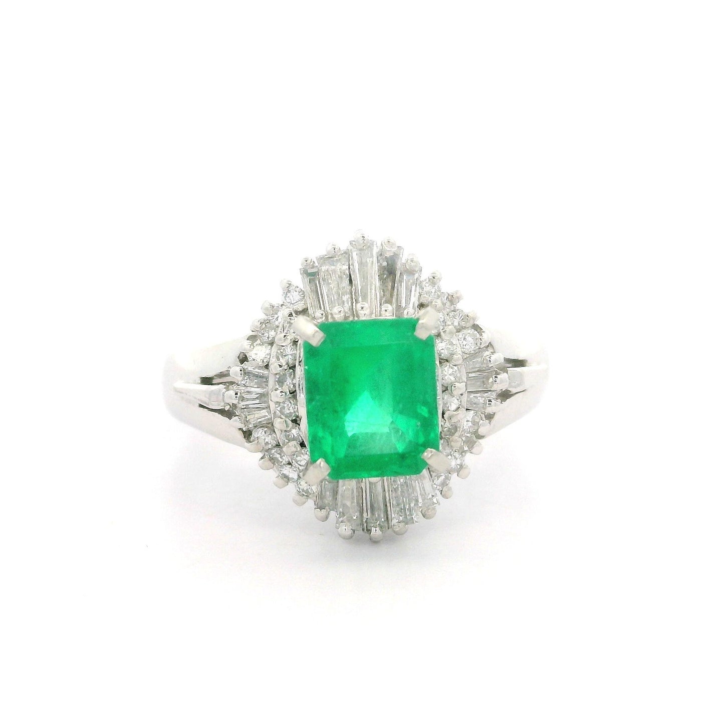 1.14ct Old European Cut Diamond Art Deco Ring — GIA Certified, Platinum