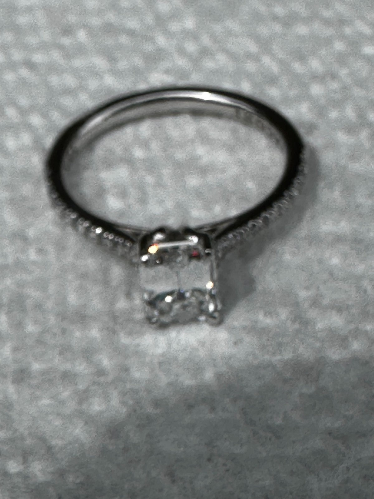 1.01ct Emerald Cut Diamond Engagement Ring — GIA Certified, 18k White Gold