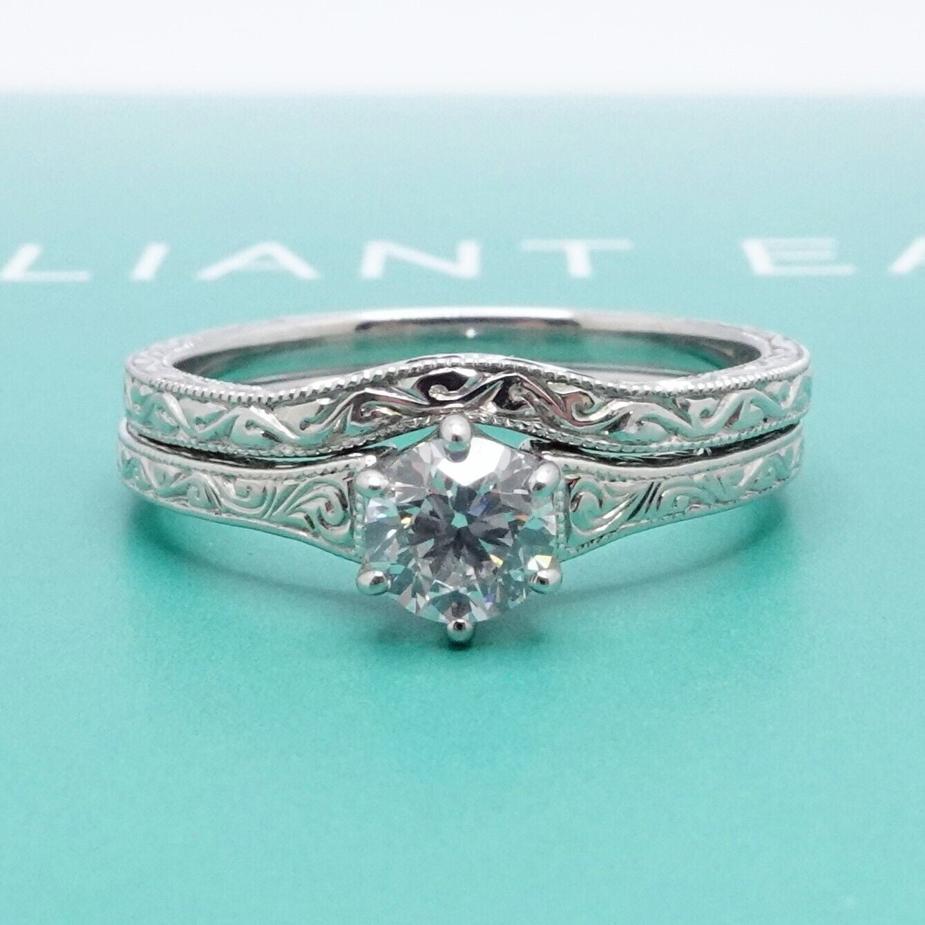 0.46ct Round Brilliant Diamond Solitaire Ring — GIA Certified, Platinum
