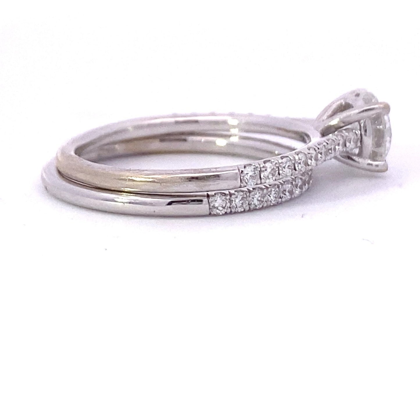 1.08ct Round Brilliant Diamond Engagement Ring — GIA Certified, Platinum