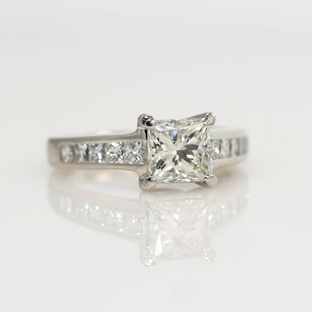 1.25ct Old European Cut Diamond Engagement Ring — GIA Certified, Platinum