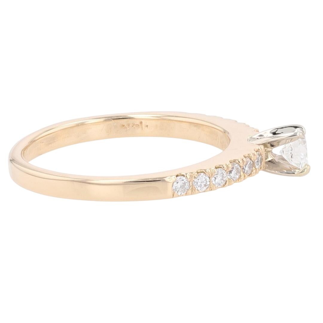 0.49ct Round Brilliant Art Deco Diamond Ring — GIA Certified, Platinum