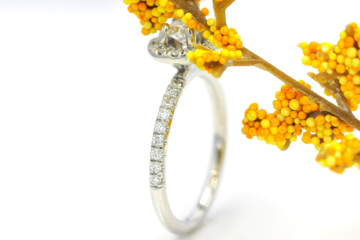 0.82ct Round Brilliant Fancy Dark Gray-Yellowish Green Diamond Art Deco Ring — GIA Certified, Platinum