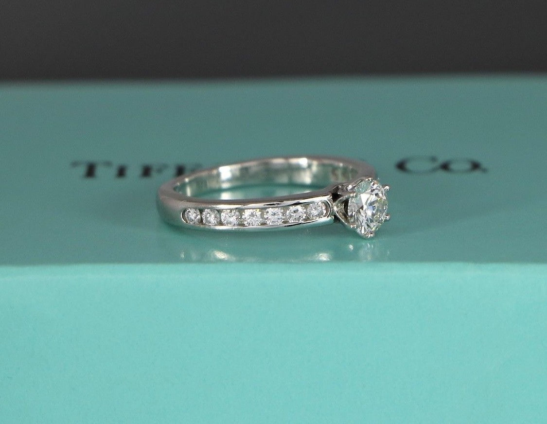 0.31ct Round Brilliant Diamond Engagement Ring — GIA Certified, Platinum