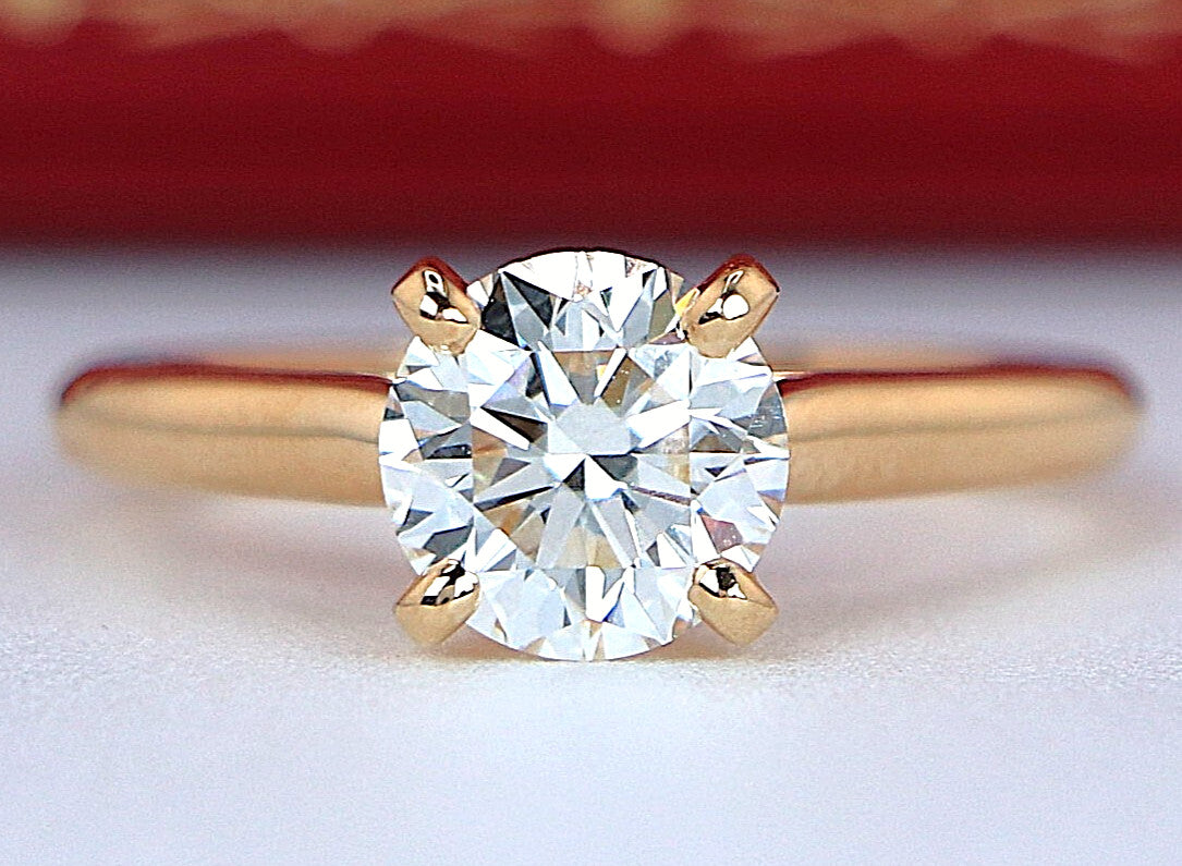 1.92ct Round Brilliant Diamond Solitaire Ring — GIA Certified, 18k Yellow Gold