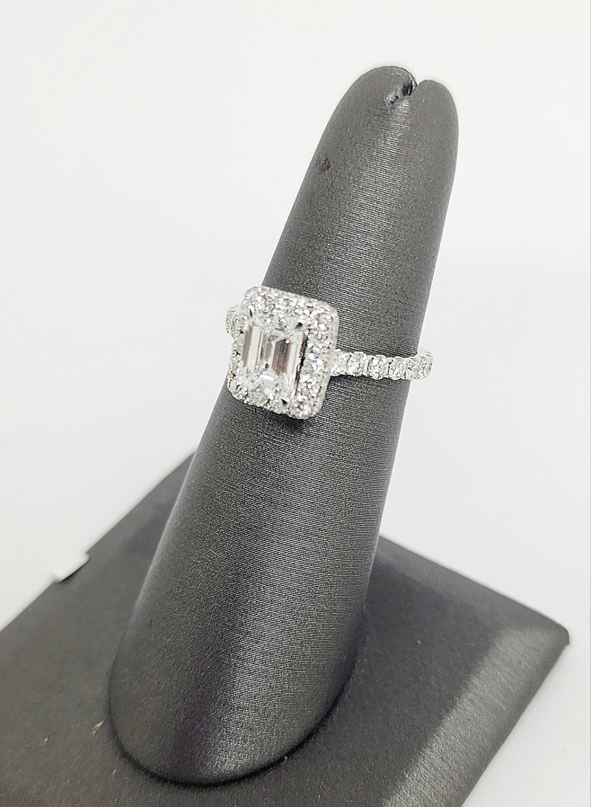 1.08ct Old Mine Cut Diamond Engagement Ring — GIA Certified, Platinum