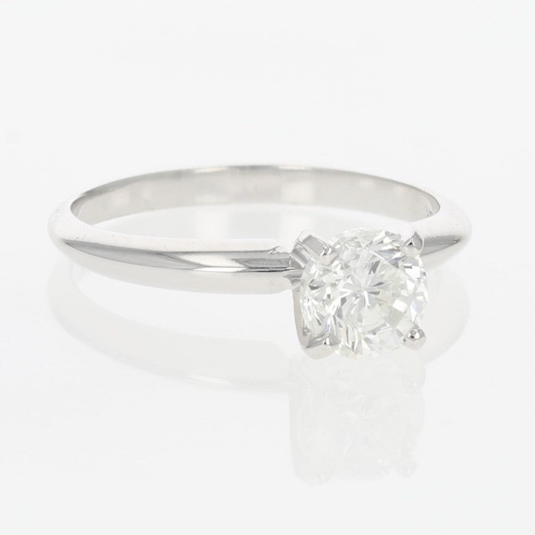 1.00ct Round Brilliant Diamond Solitaire Ring — GIA Certified, 14k White Gold
