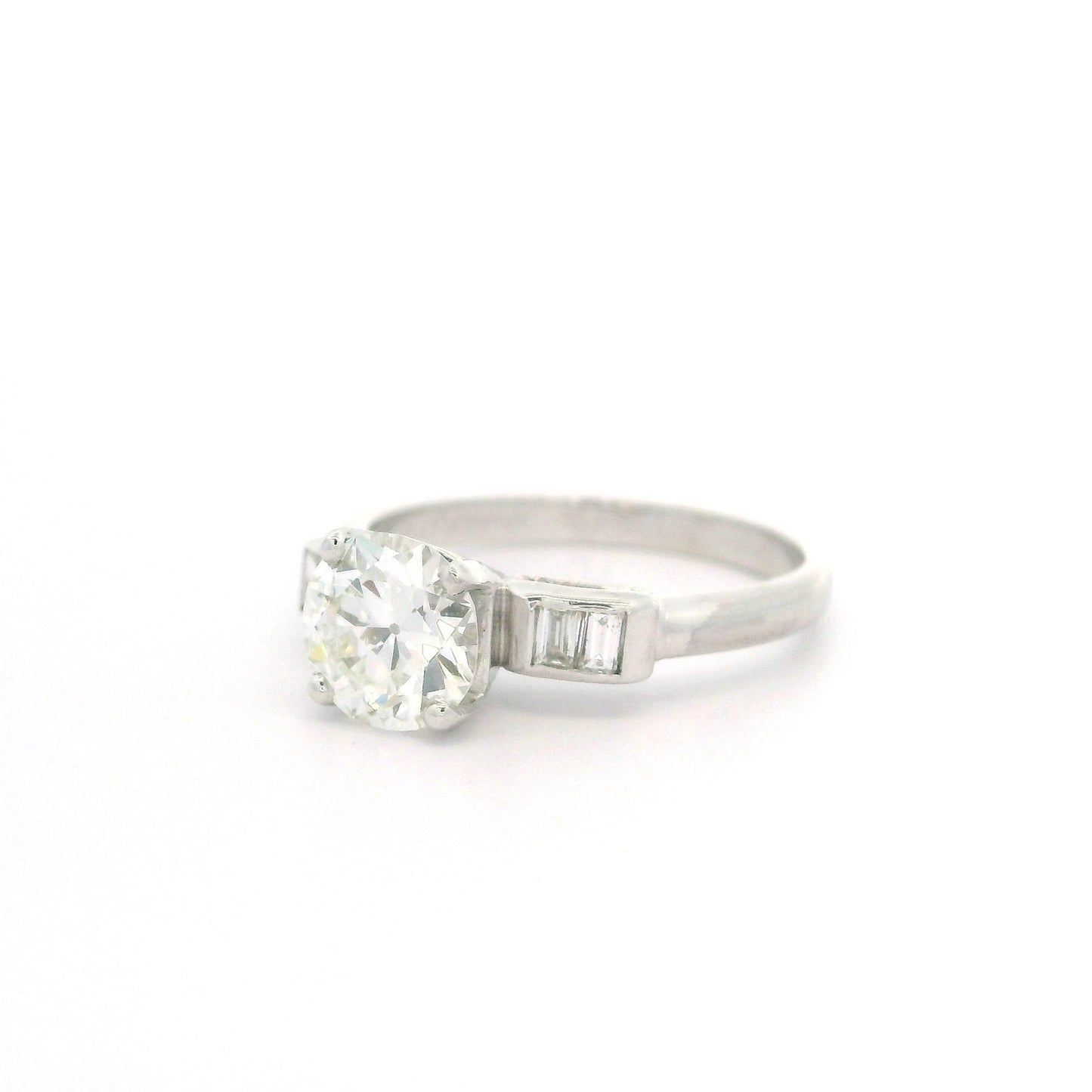 1.14ct Round Brilliant Diamond Halo Ring — GIA Certified, 14k White & Rose Gold