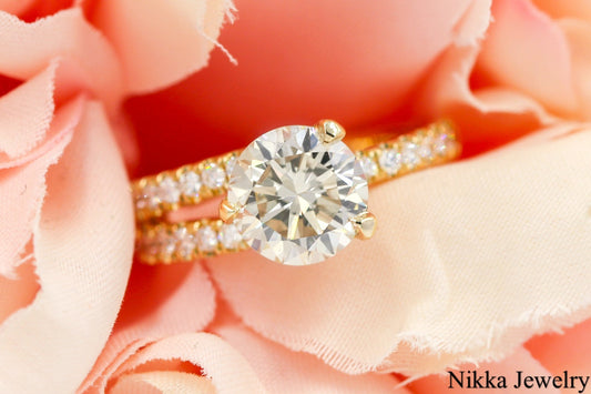 2.37ct Round Brilliant Diamond Solitaire Ring — GIA Certified, 14k Yellow Gold