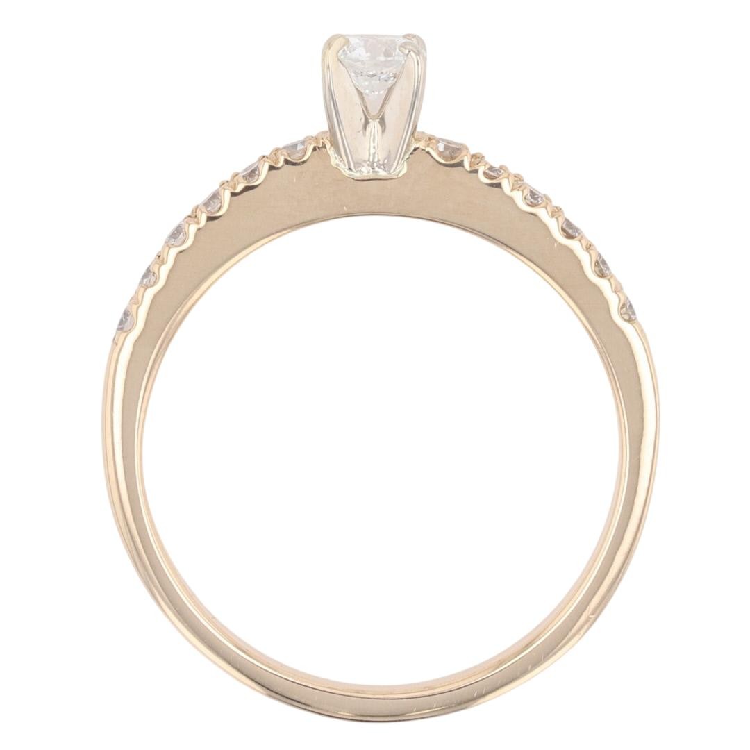 0.49ct Round Brilliant Art Deco Diamond Ring — GIA Certified, Platinum