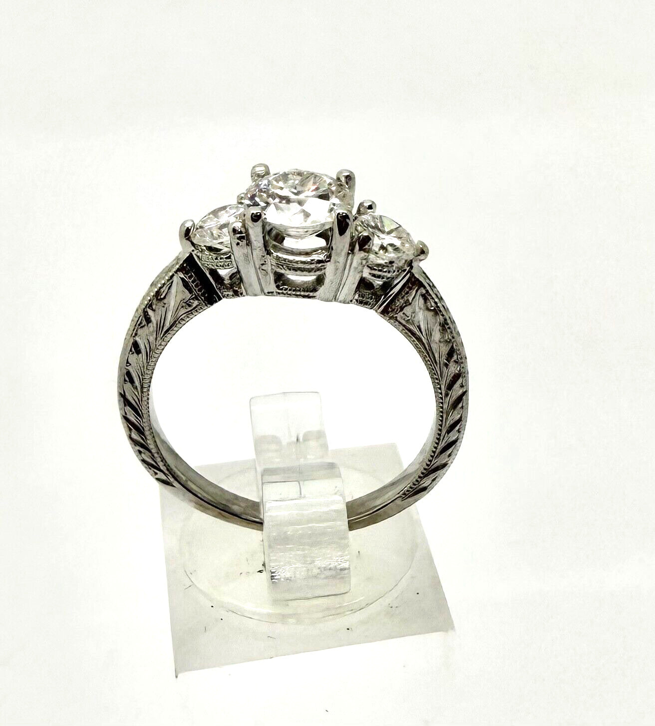 0.86ct Round Brilliant Diamond Bridal Set — GIA Certified, 18k White Gold