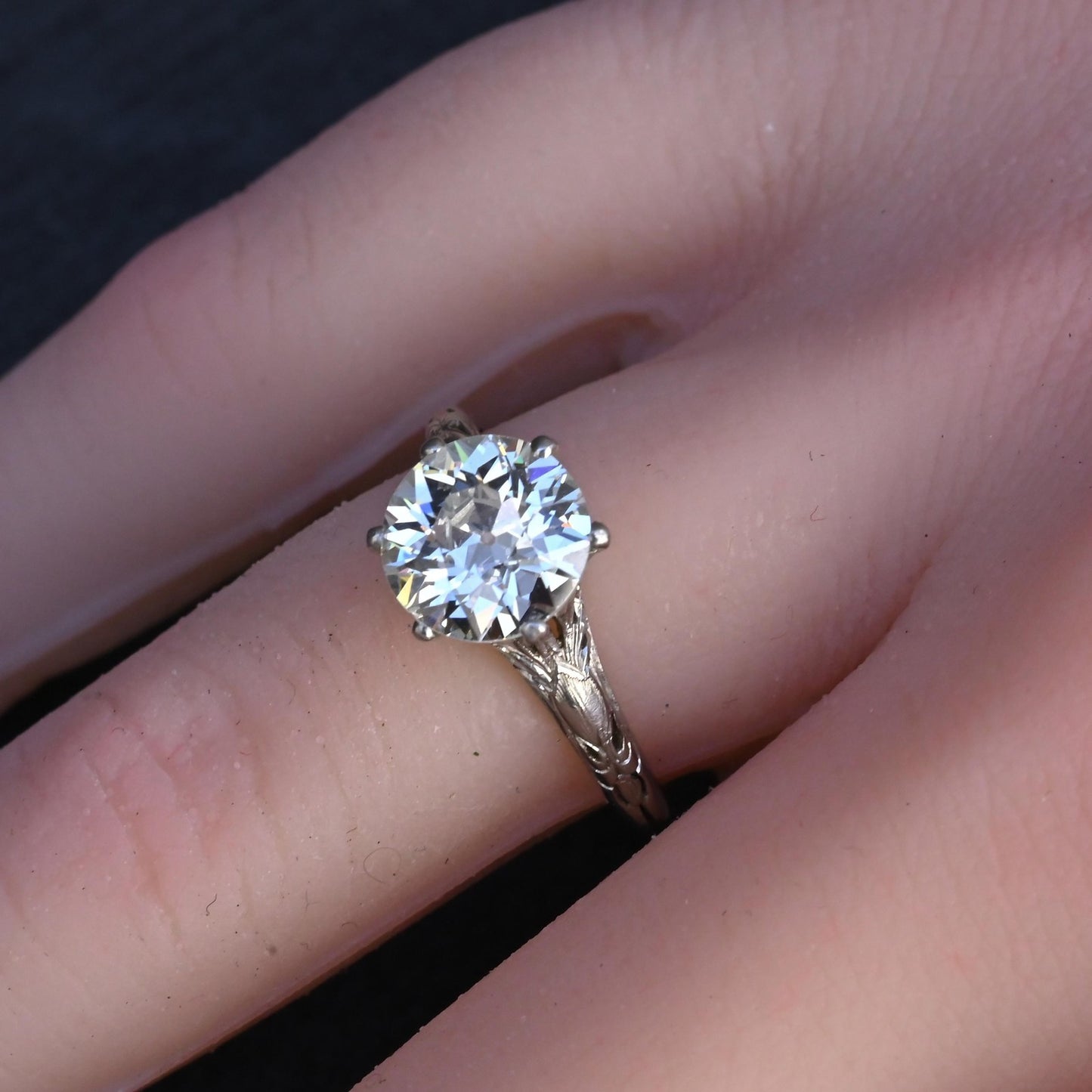 1.60ct Round Brilliant Three-Stone Diamond Ring — GIA Certified, Platinum