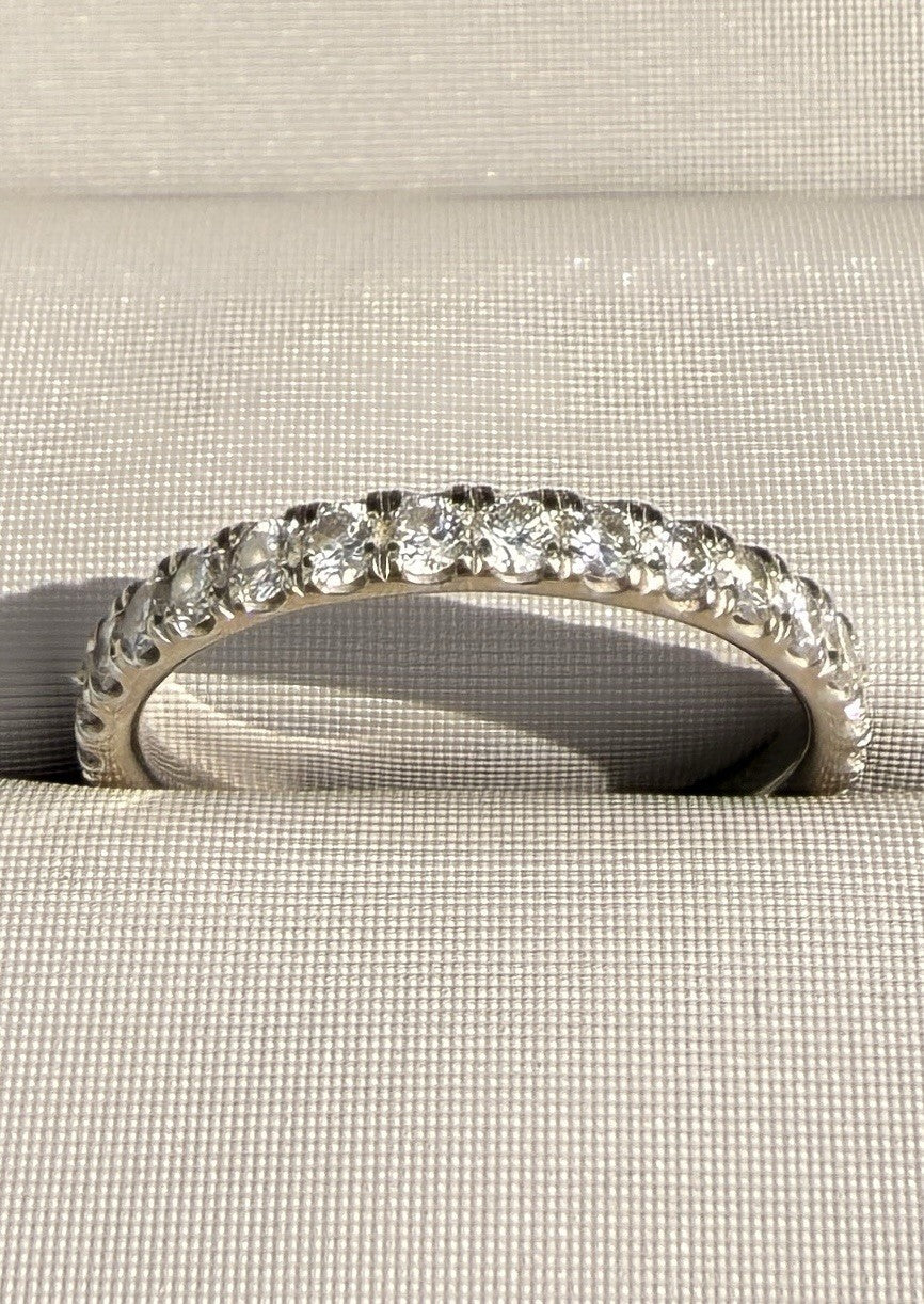 1.02ct Square Modified Brilliant Double Halo Engagement Ring — GIA Certified, 14k White Gold