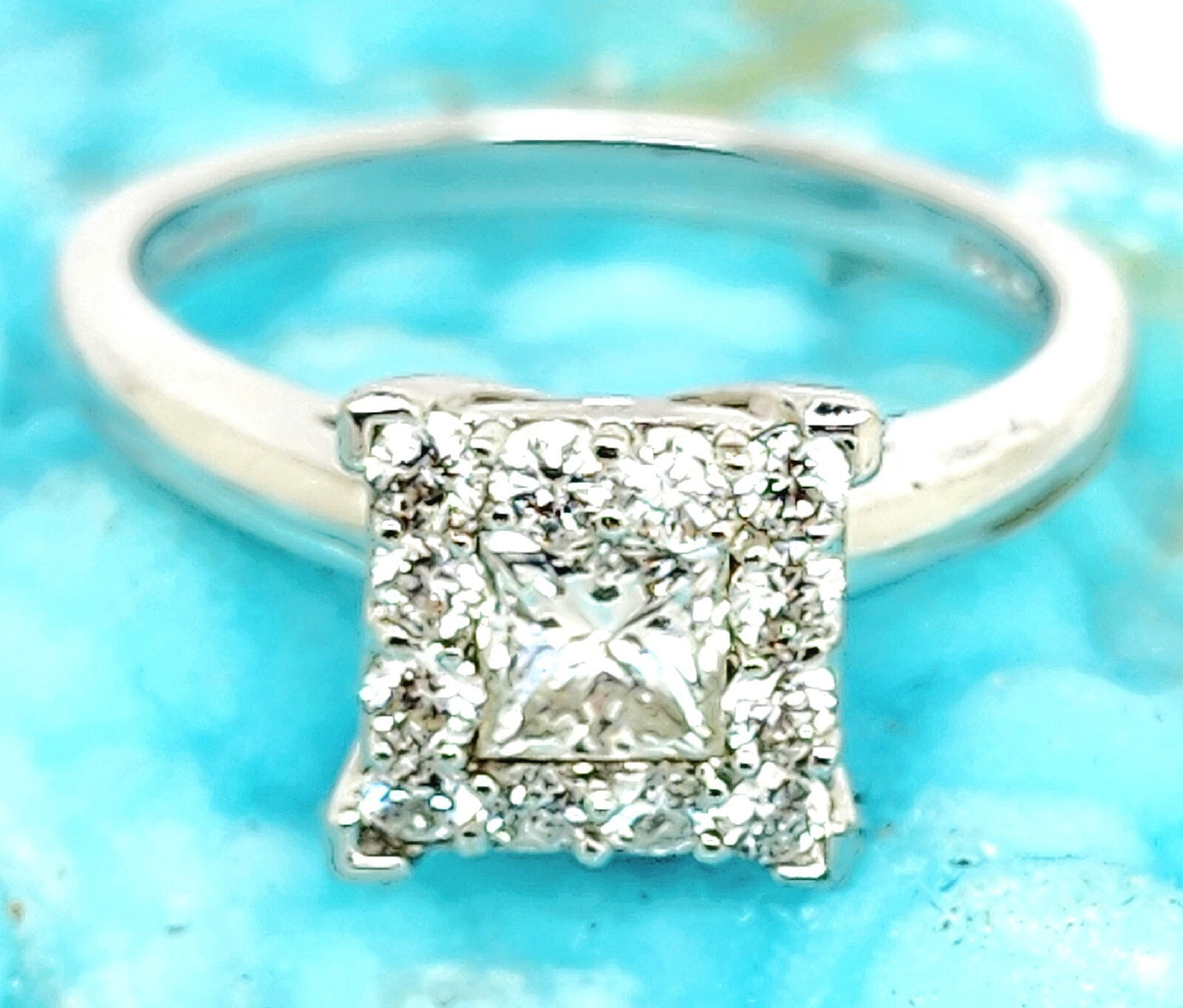 0.50ct Round Brilliant Diamond Cartier Ring — GIA Certified, 18k White Gold