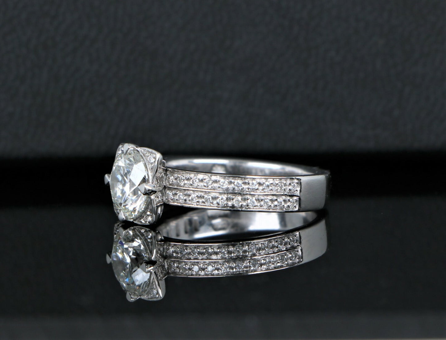 1.59ct Round Brilliant Diamond Engagement Ring — GIA Certified, Platinum
