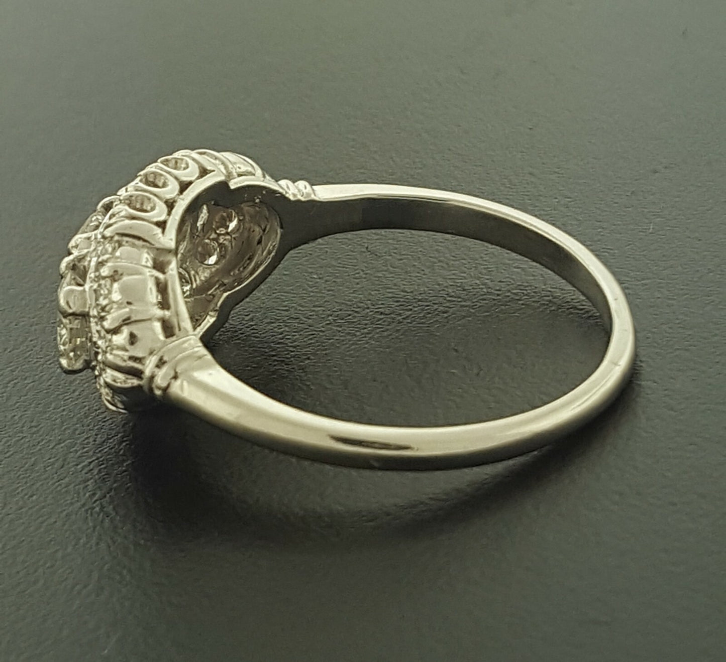 1.75ct Old Mine Cut Diamond Art Deco Ring — GIA Certified, Platinum