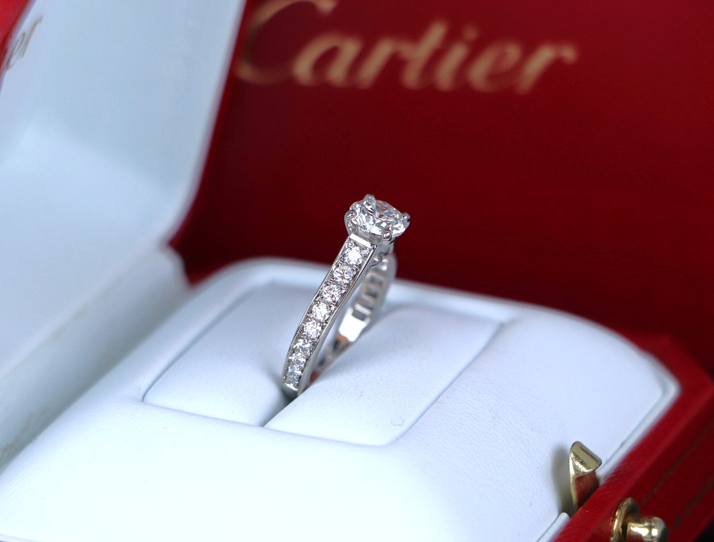 0.73ct Round Brilliant Diamond Engagement Ring — GIA Certified, Platinum