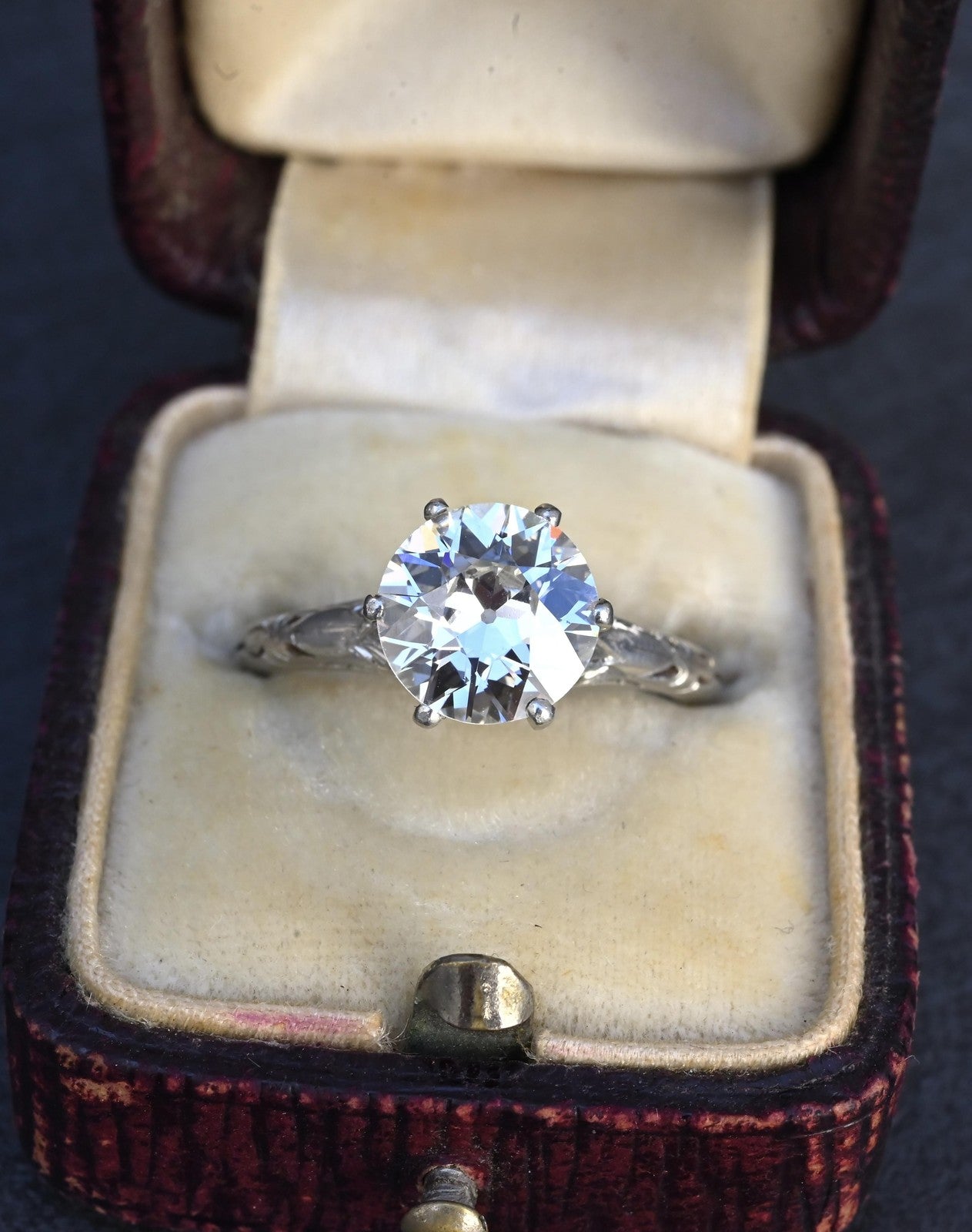 1.60ct Round Brilliant Three-Stone Diamond Ring — GIA Certified, Platinum