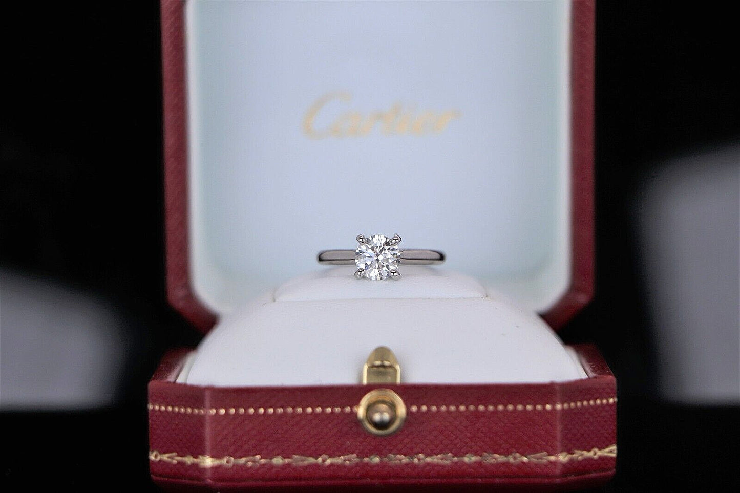 1.06ct Round Brilliant Diamond Solitaire Ring — GIA Certified, Platinum