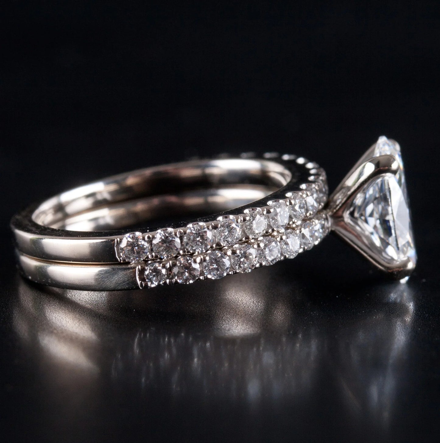 1.68ct Oval Diamond Engagement Ring — GIA Certified, 14k White Gold