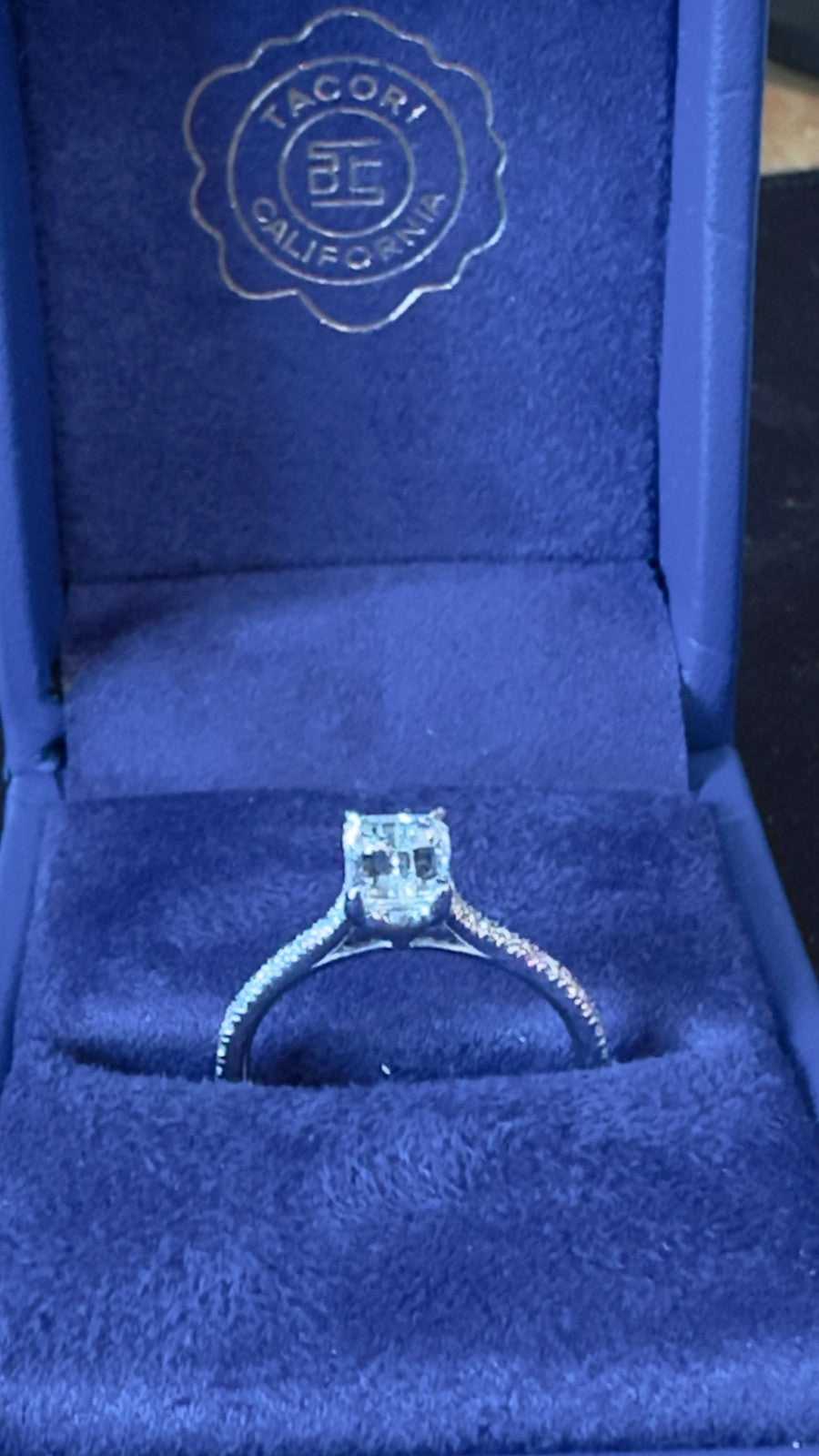 1.01ct Emerald Cut Diamond Engagement Ring — GIA Certified, 18k White Gold