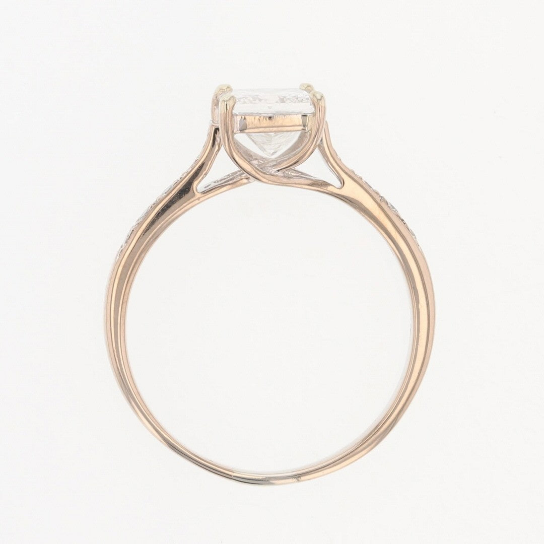 1.32ct Princess Cut Diamond Engagement Ring — GIA Certified, Platinum