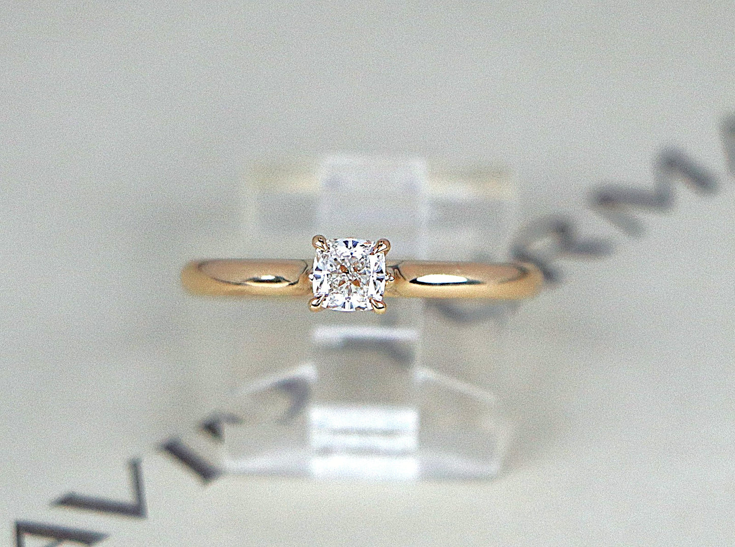 0.40ct Cushion Diamond David Yurman Eden Ring — GIA Certified, 18k Yellow Gold