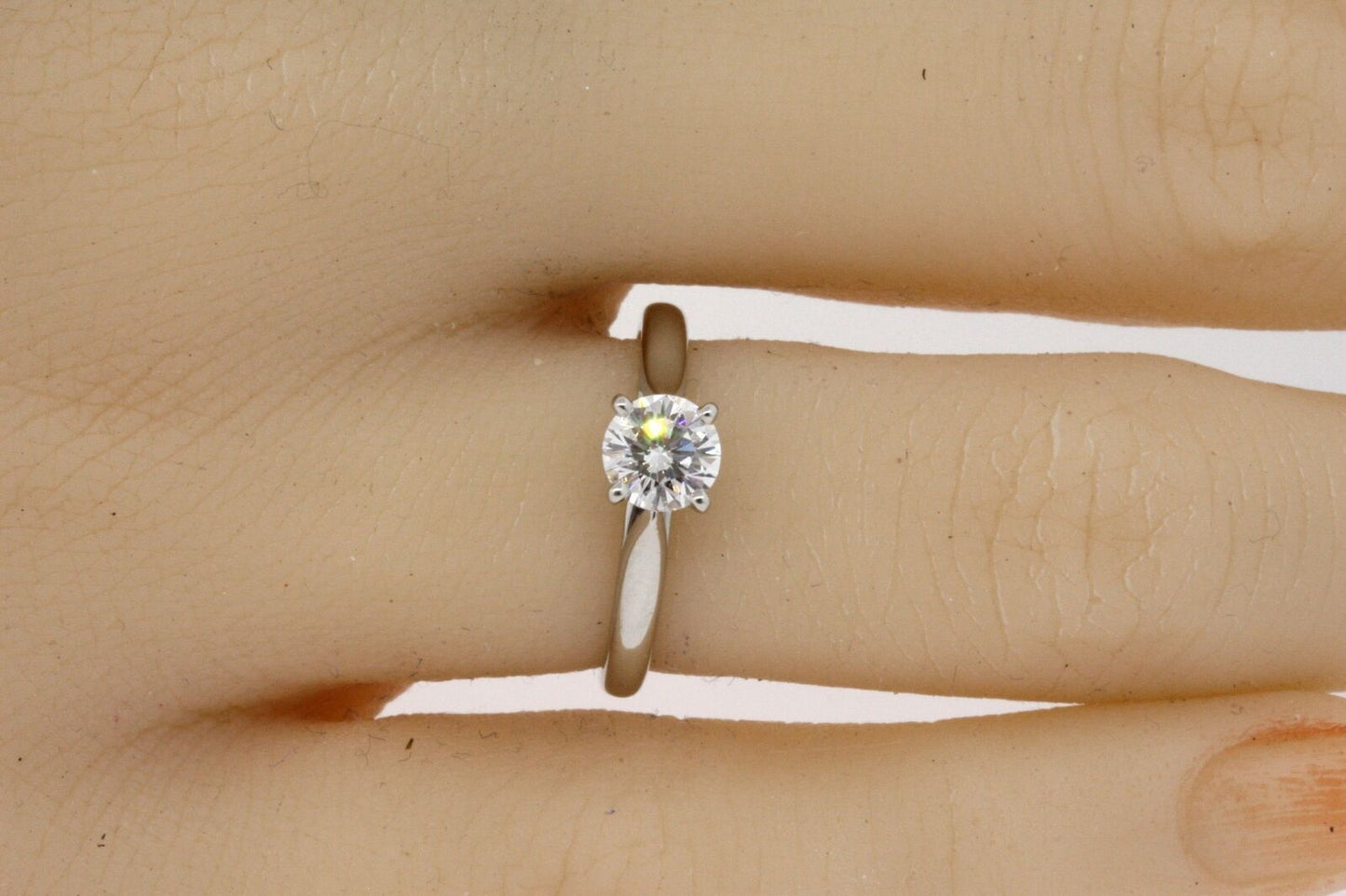 0.48ct Princess Cut Diamond Ring — GIA Certified, Platinum
