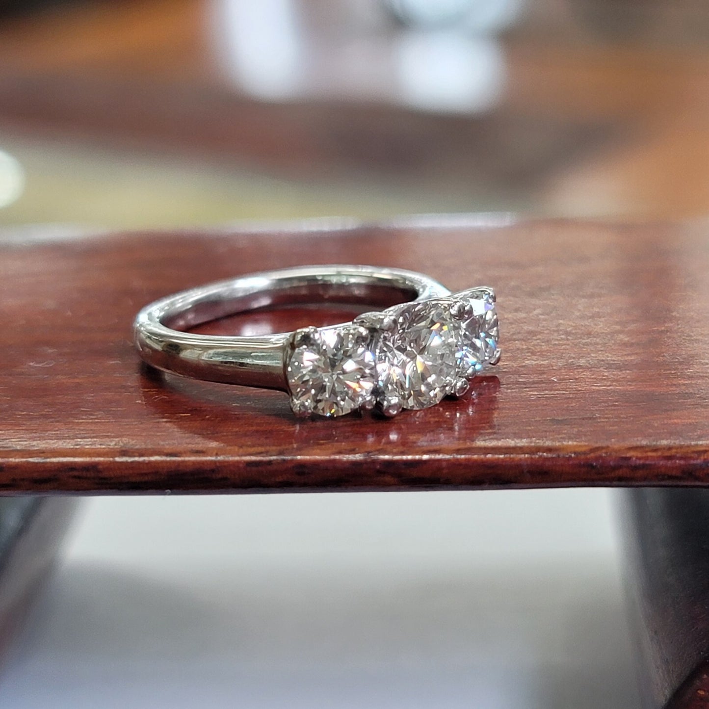 1.07ct Round Brilliant Diamond Ring — GIA Certified, Platinum