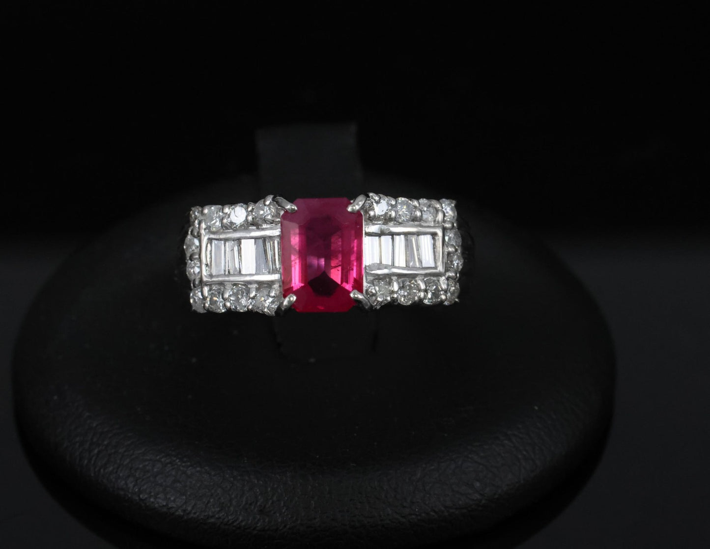 1.01ct Emerald Cut Diamond Engagement Ring — GIA Certified, 18k White Gold