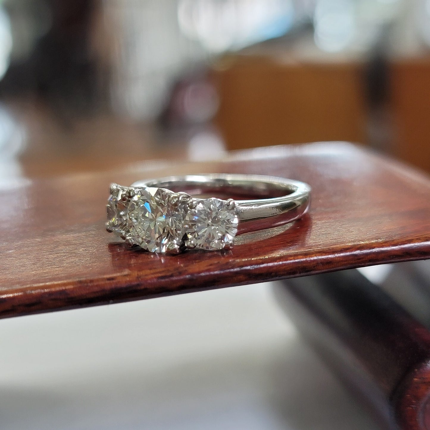 1.07ct Round Brilliant Diamond Ring — GIA Certified, Platinum