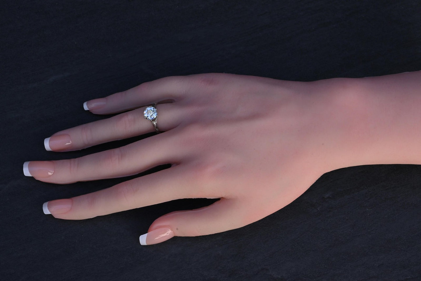 1.60ct Round Brilliant Three-Stone Diamond Ring — GIA Certified, Platinum