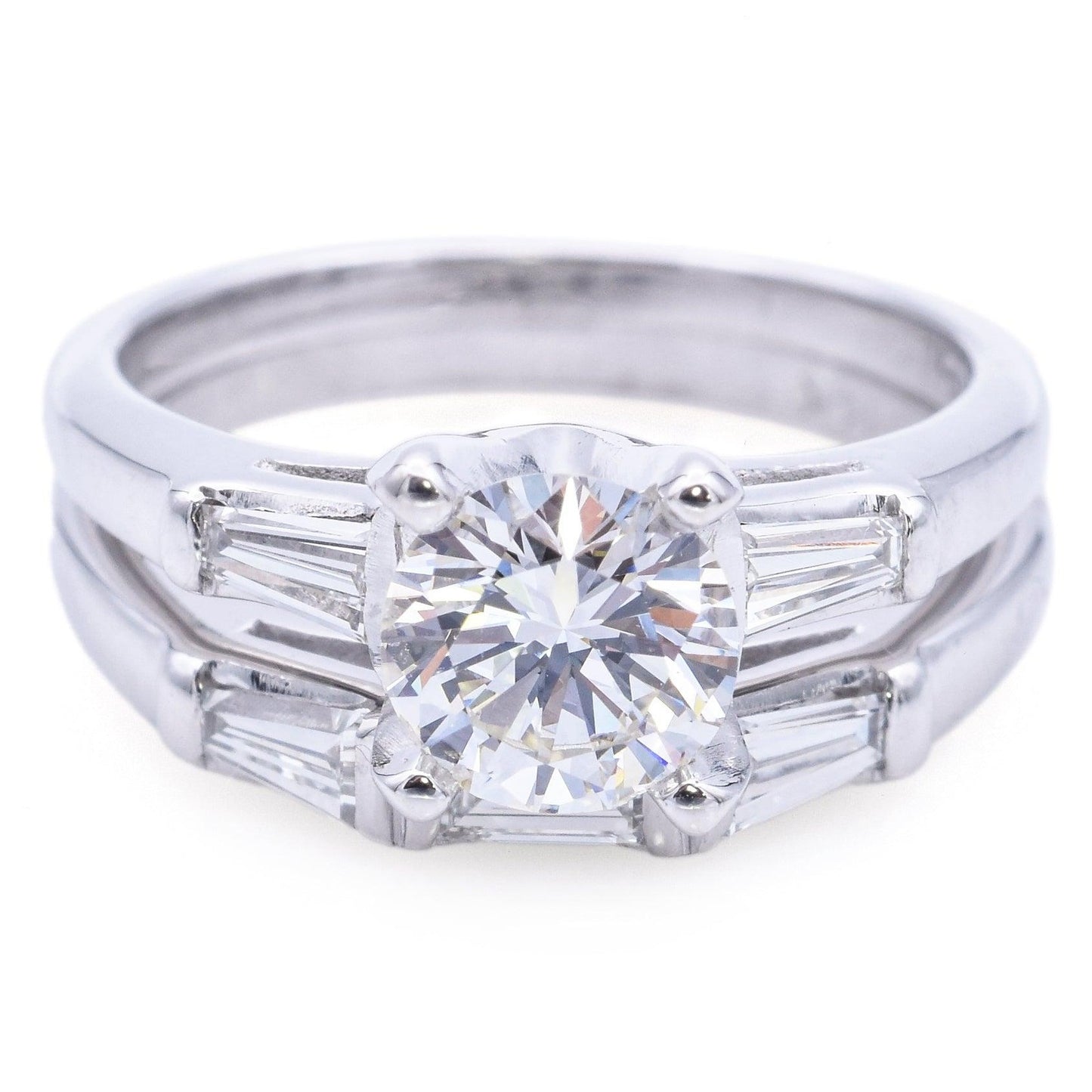 0.73ct Round Brilliant Diamond Ring — GIA Certified, 14k White Gold