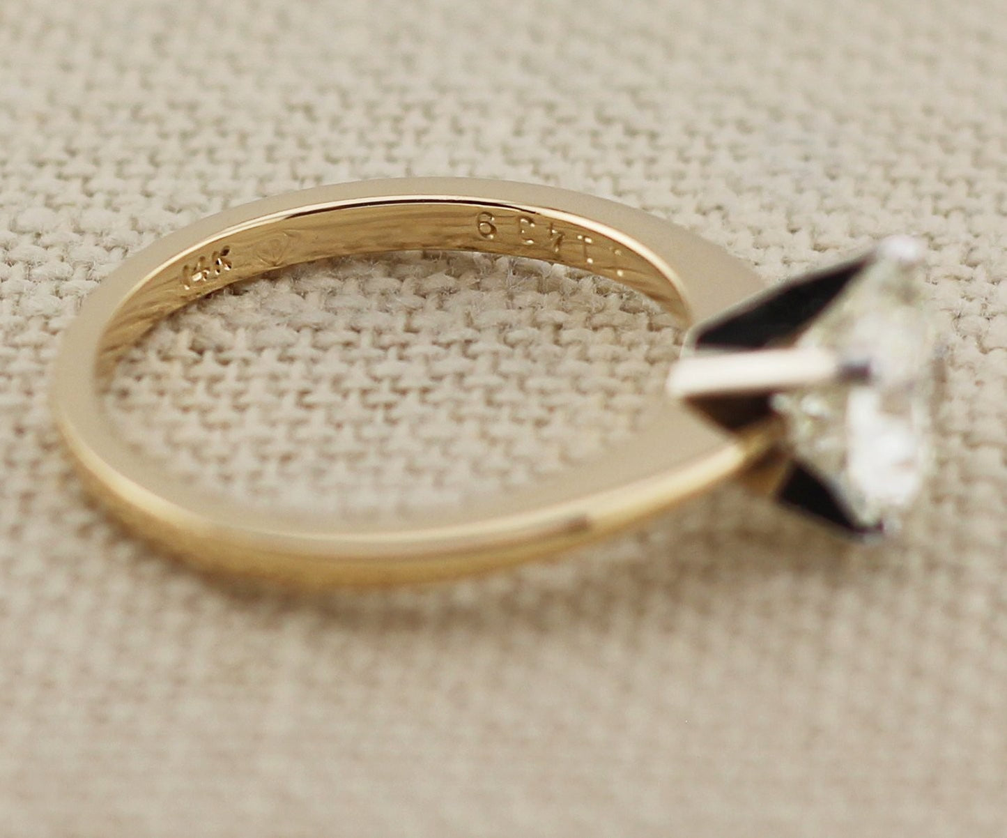 1.71ct Princess Diamond Milgrain Engagement Ring — GIA Certified, 14k White Gold