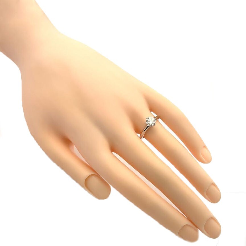 0.85ct Round Brilliant Diamond Solitaire Ring — GIA Certified, Platinum