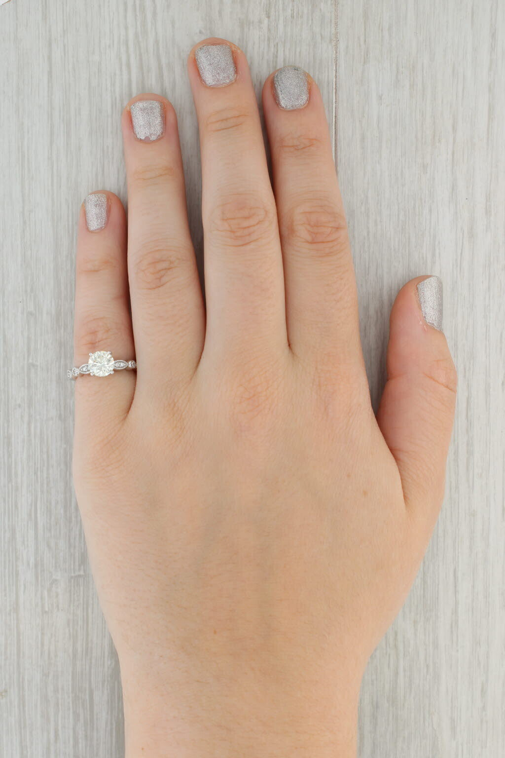 1.25ct Old European Cut Diamond Engagement Ring — GIA Certified, Platinum