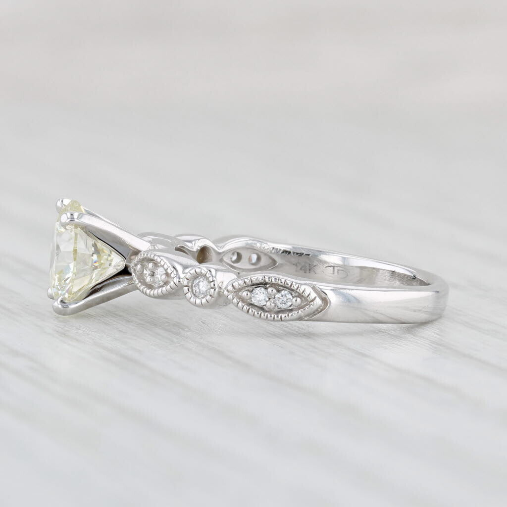 1.25ct Old European Cut Diamond Engagement Ring — GIA Certified, Platinum