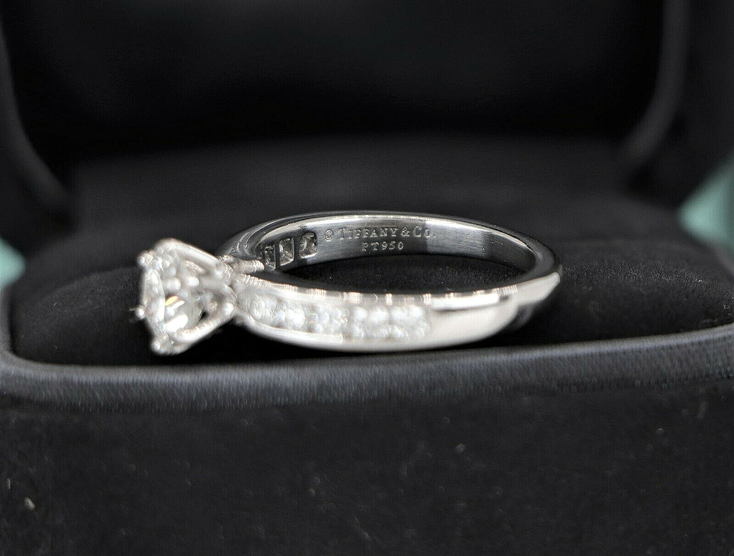 0.79ct Round Brilliant Diamond Channel Set Ring — GIA Certified, Platinum