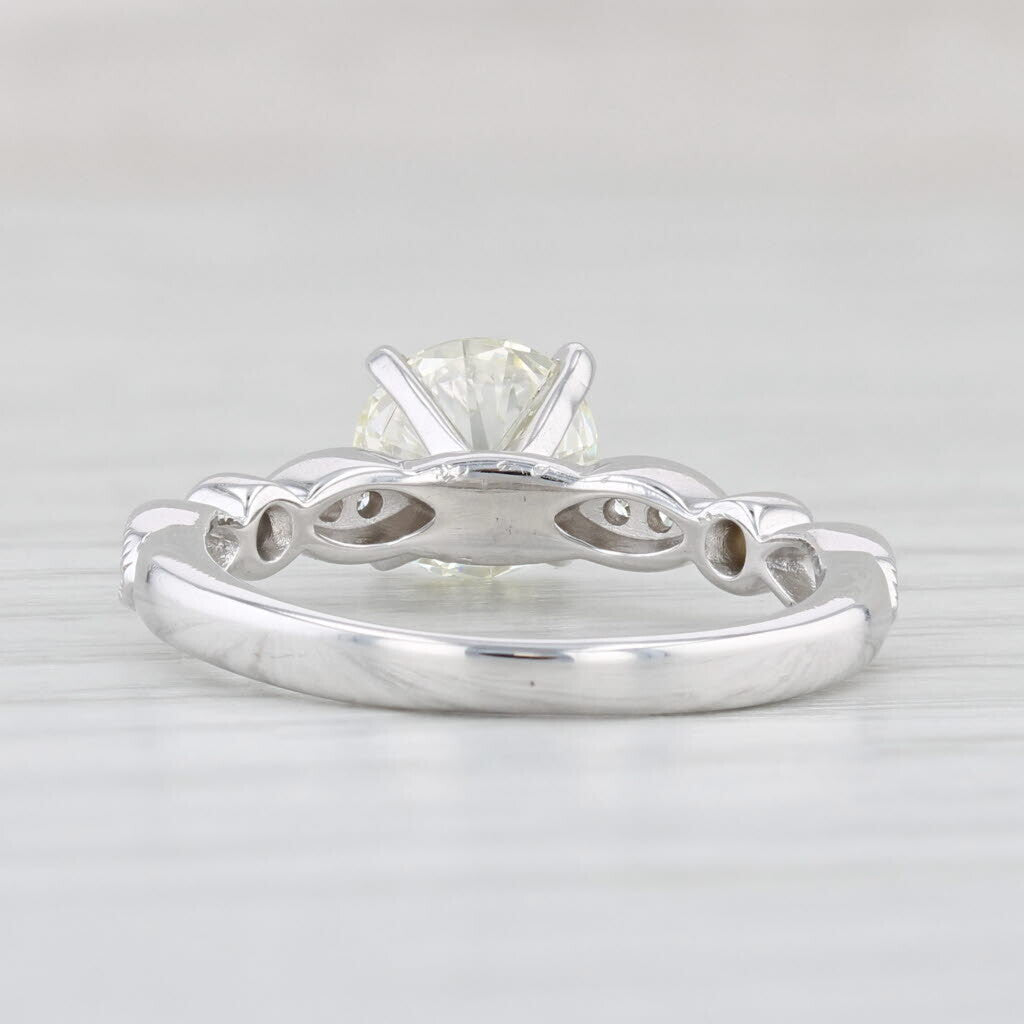 1.25ct Old European Cut Diamond Engagement Ring — GIA Certified, Platinum