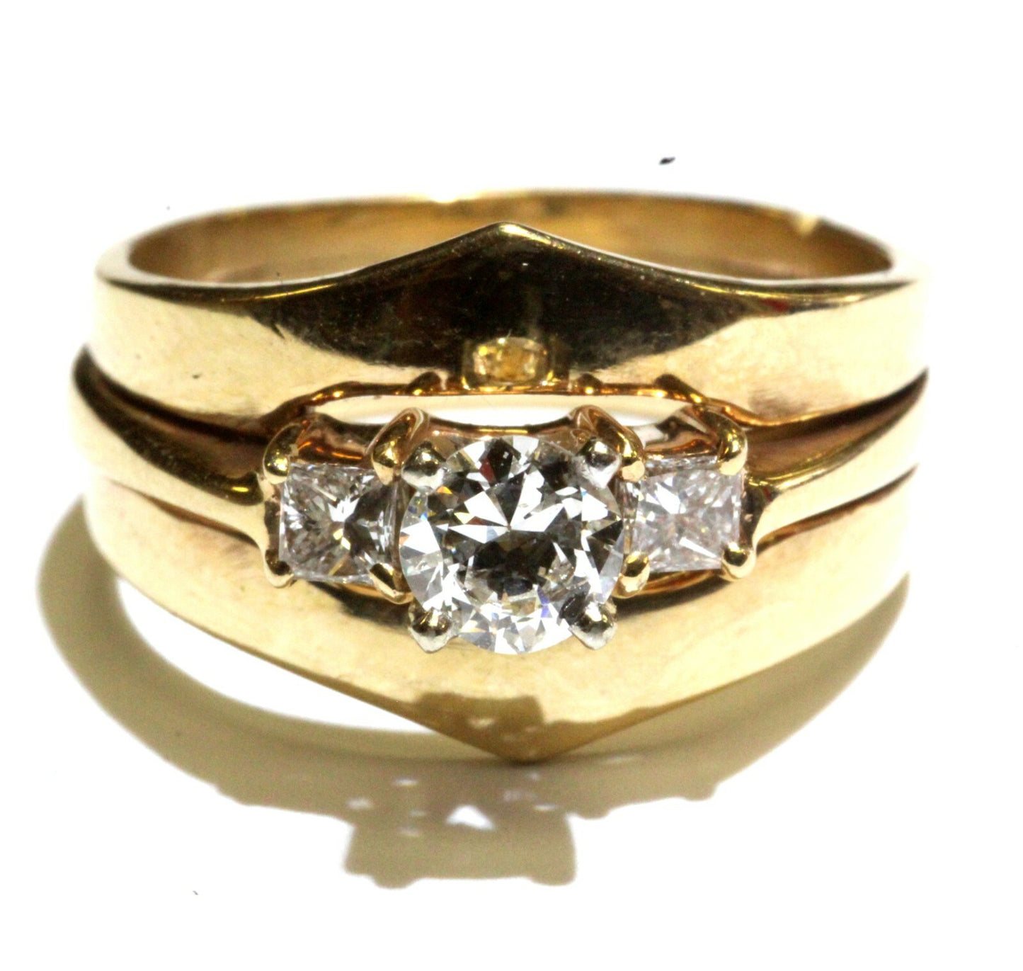 0.60ct Round Brilliant Lab Grown Diamond Ring — GIA Certified, 18k Yellow Gold