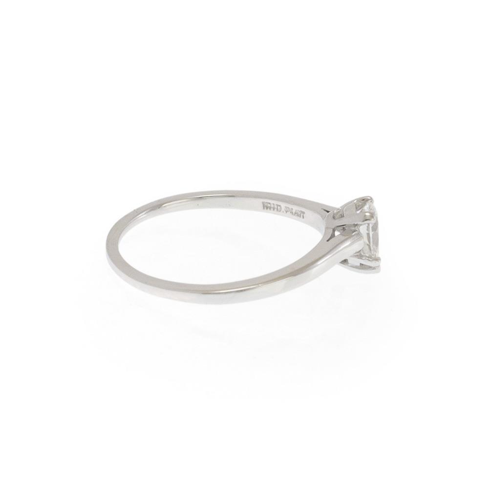 0.47ct Pear Brilliant Diamond Solitaire Ring — GIA Certified, Platinum