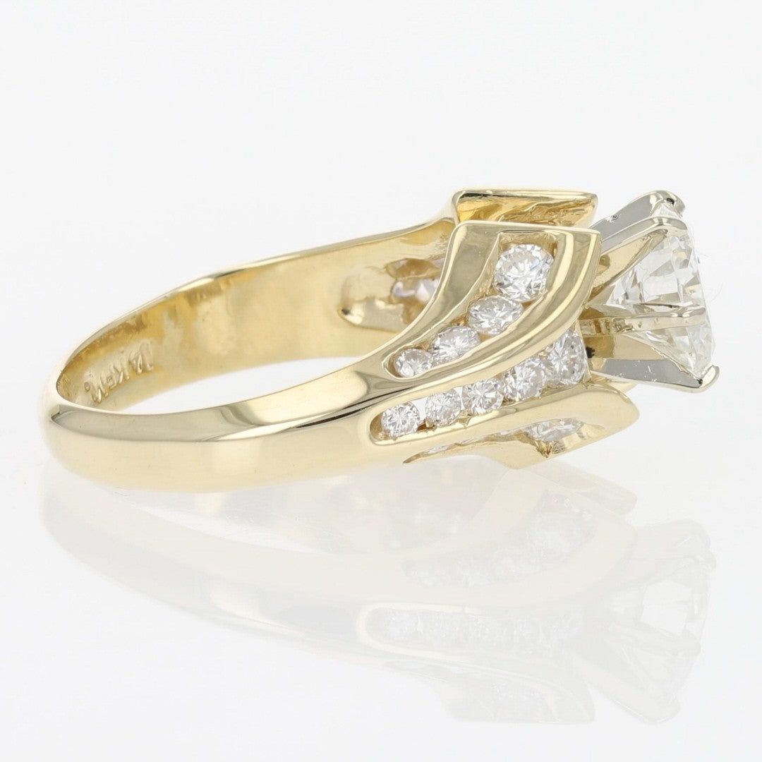1.81ct Round Brilliant CVD Lab Diamond Halo Ring — GIA Certified, 14k White Gold