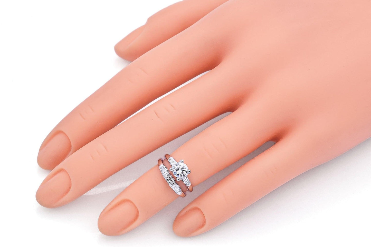 0.73ct Round Brilliant Diamond Ring — GIA Certified, 14k White Gold
