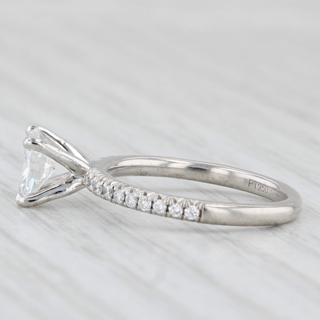 0.68ct Oval Brilliant Diamond Solitaire Ring — GIA Certified, Platinum