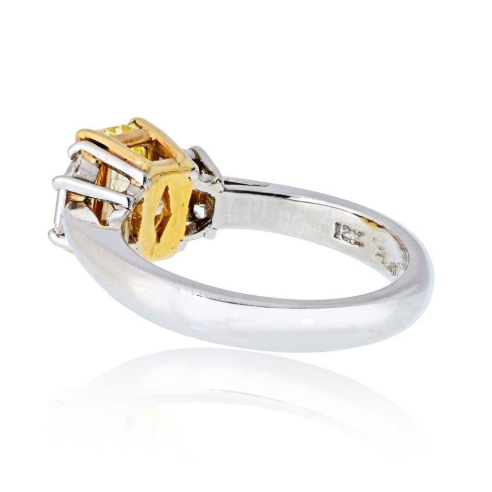 1.32ct Radiant Diamond Engagement Ring — GIA Certified, 14k White Gold